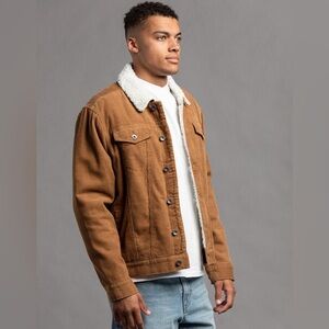 Tillys RSQ Mens Sherpa Corduroy Trucker Jacket​